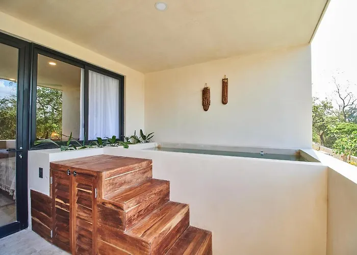 Fancy Tropical Cozy Private Balcony With Plunge Pool Premium Location In Apartment